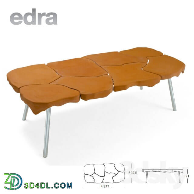 Table - table Edra Cotto