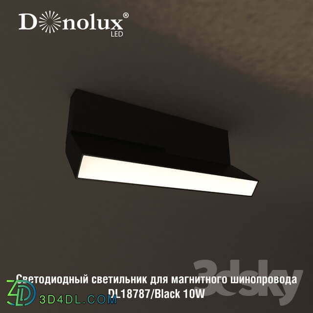 Technical lighting - Luminaire DL18787_White 10W for magnetic busbar trunking