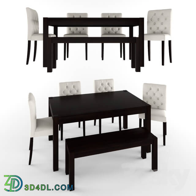 Table _ Chair - Galsworthy Dining Set