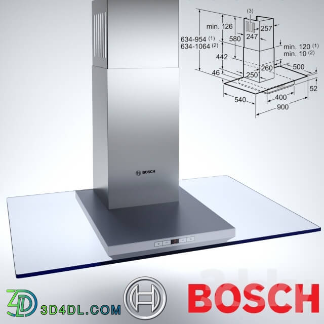 Kitchen appliance - Bosch rangehood DWA09E850A
