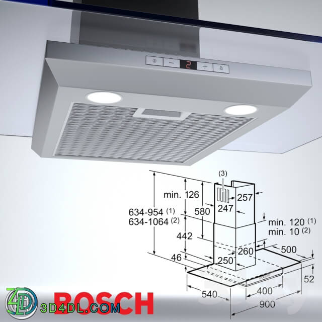 Kitchen appliance - Bosch rangehood DWA09E850A