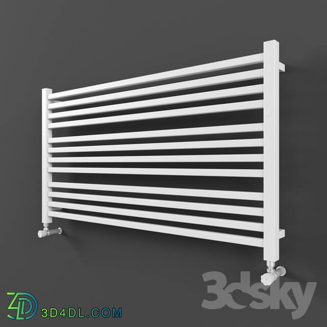 Towel rail - Horizontal heated towel rail from the company Instal-project_ model Stick Level