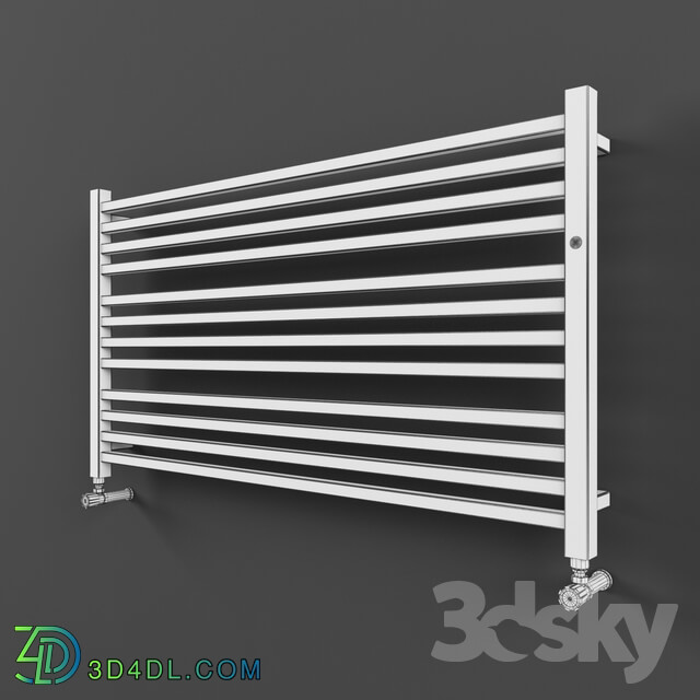 Towel rail - Horizontal heated towel rail from the company Instal-project_ model Stick Level