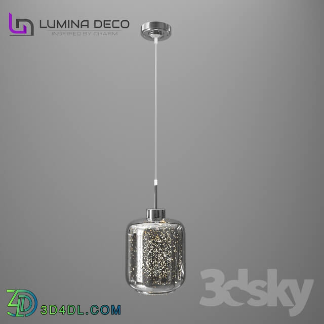 Ceiling light - _OM_ Pendant lamp Lumina Deco Alacosmo chrome