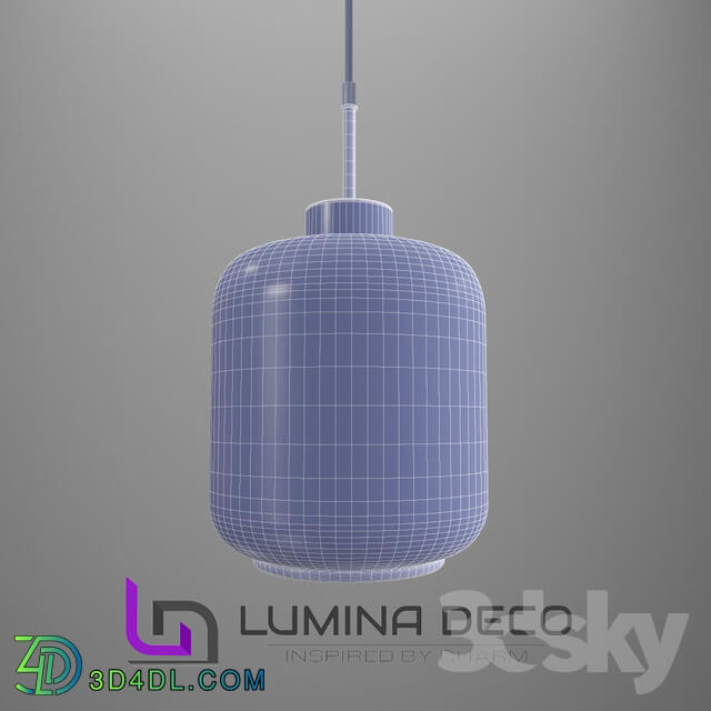 Ceiling light - _OM_ Pendant lamp Lumina Deco Alacosmo chrome