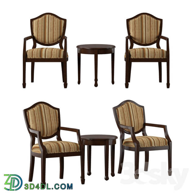 Table _ Chair - Oreanda Armchair Set