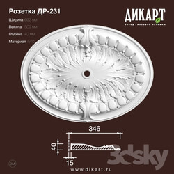 Decorative plaster - www.dikart.ru Dr-231 692x509x40mm 5.28.2019 