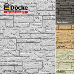 Stone - Front panels from the manufacturer Döcke _ SLATE Collection 
