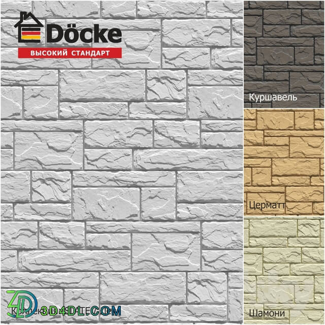 Stone - Front panels from the manufacturer Döcke _ SLATE Collection