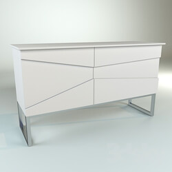 Sideboard _ Chest of drawer - TV cupboard white secret 