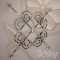 Other architectural elements - Decorative wrought-iron element 
