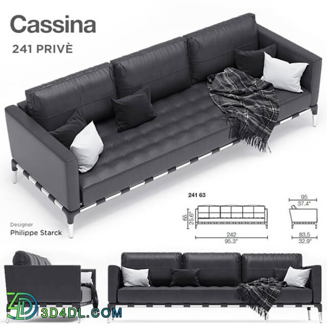 Sofa - Cassina PRIVE 241 63