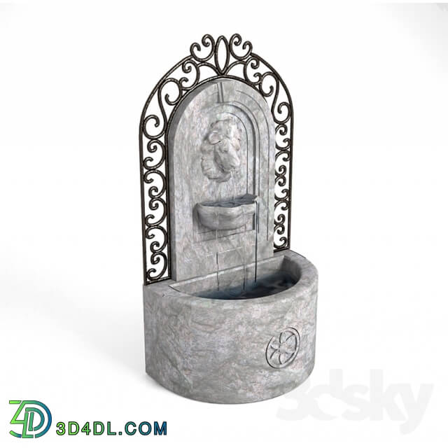 Other architectural elements - decorative fountain