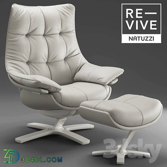 Arm chair - Armchair Re-vive by Natuzzi