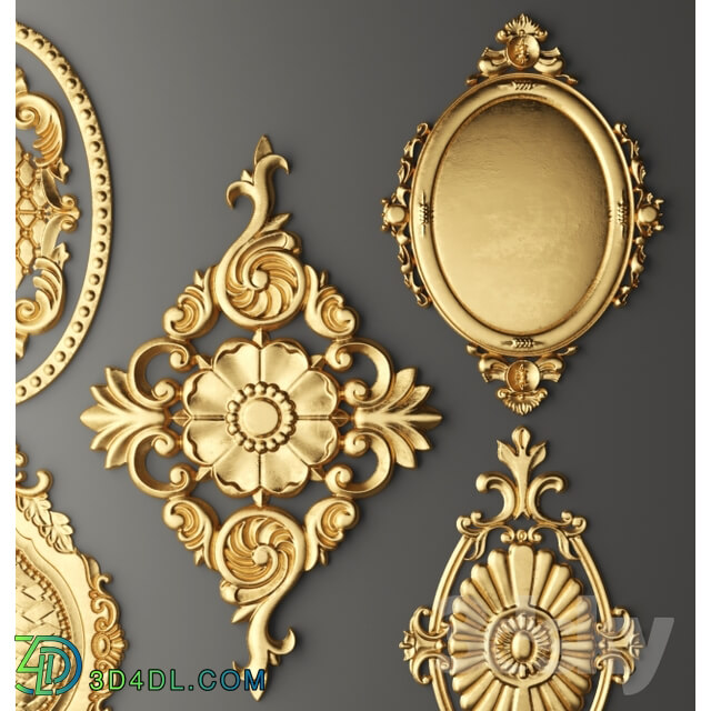 Decorative plaster - Set stucco decoration