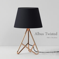 Table lamp - Albus Twisted Table Lamp 