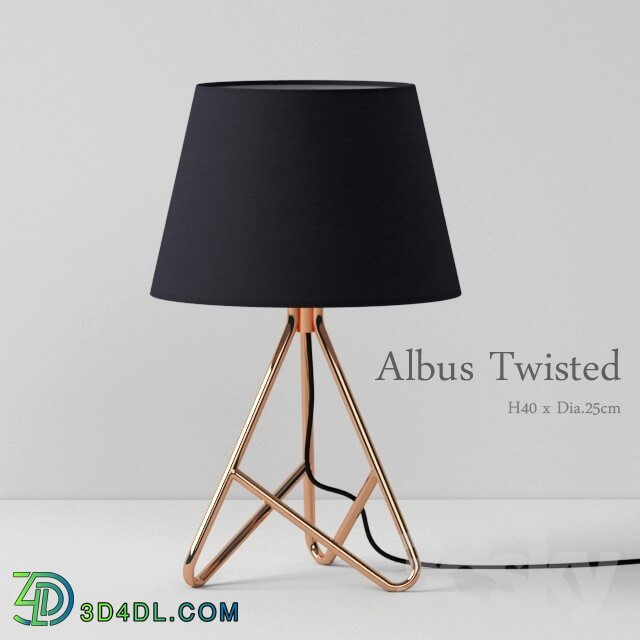 Table lamp - Albus Twisted Table Lamp