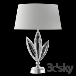 Table lamp - Fine Art Lamps 854610-11 _Silver_ smooth crystals_ 