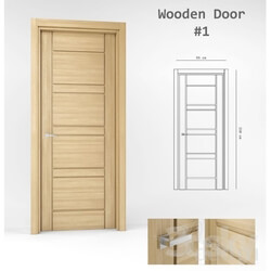 Doors - Wooden Door _1 