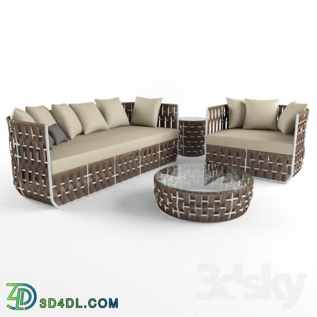 Sofa - Profi Skyline Strips Sofa Chair Tables