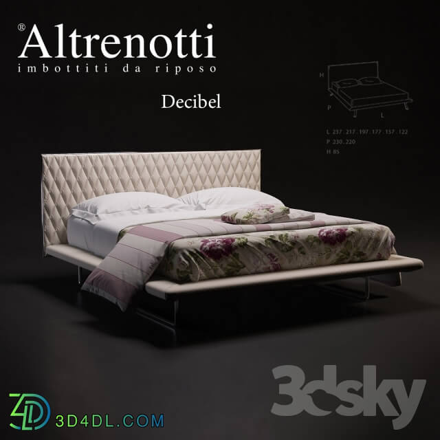 Bed - Altrenotti Decibel_1