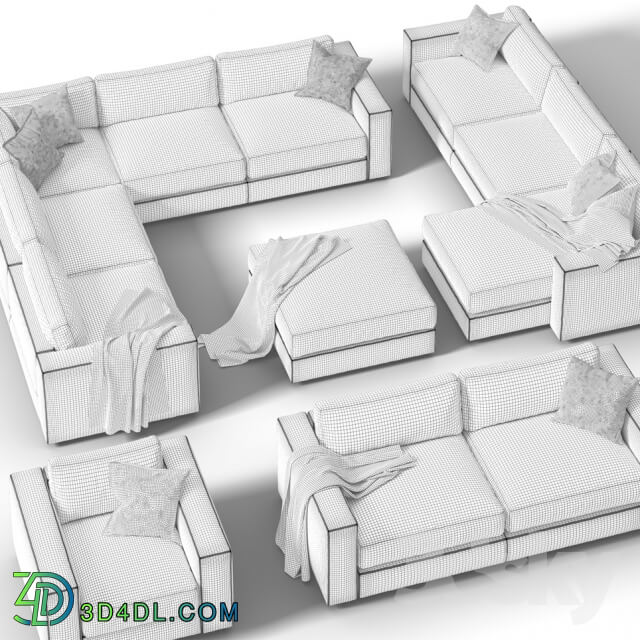 Sofa - DWR Reid Sectional set