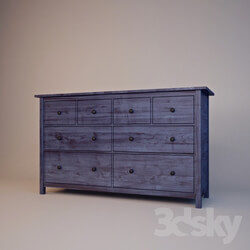 Sideboard _ Chest of drawer - IKEA. HEMNES Chest of 8 drawers_ blue 