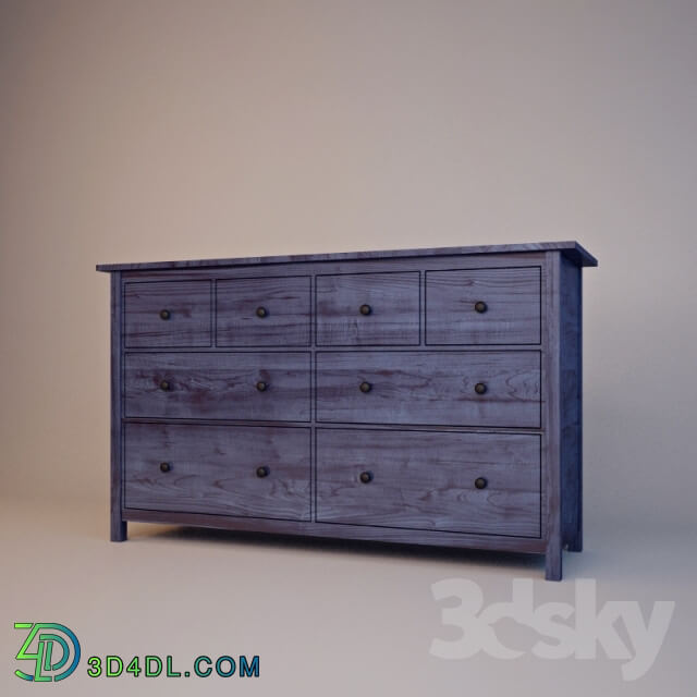 Sideboard _ Chest of drawer - IKEA. HEMNES Chest of 8 drawers_ blue
