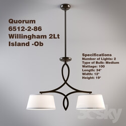 Ceiling light - Quorum Willingham Island 