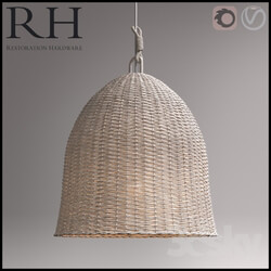 Ceiling light - RH Seagrass Market Pendant 