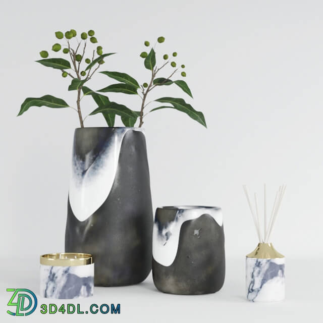 Maxtree-Interior Vol01 Tonal Wash Vases
