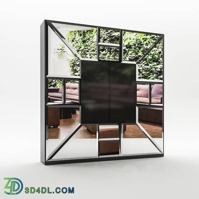 Wardrobe _ Display cabinets - Cabinet D_Suv