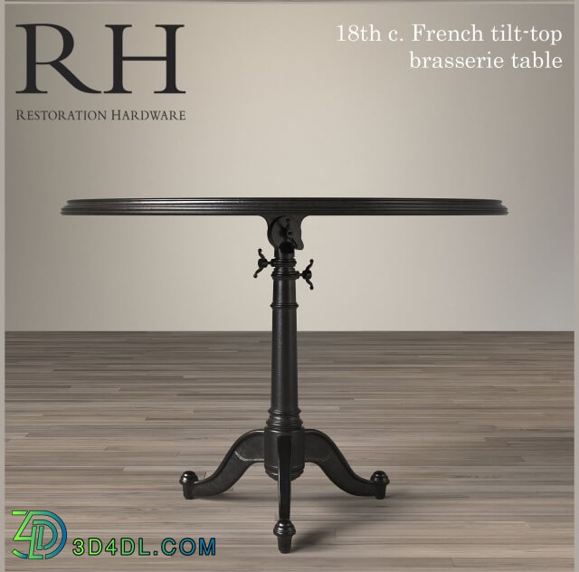Table - A set of tables Parisian Brasserie Tables Restoration Hardware