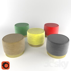 Other soft seating - Rounded pouf 