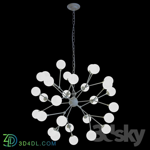 Ceiling light - Crystal lux MEDEA WHITE SP30