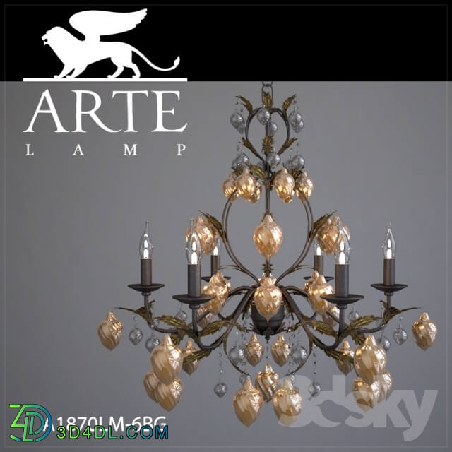 Ceiling light - Chandelier ArteLamp A1870LM-6BG