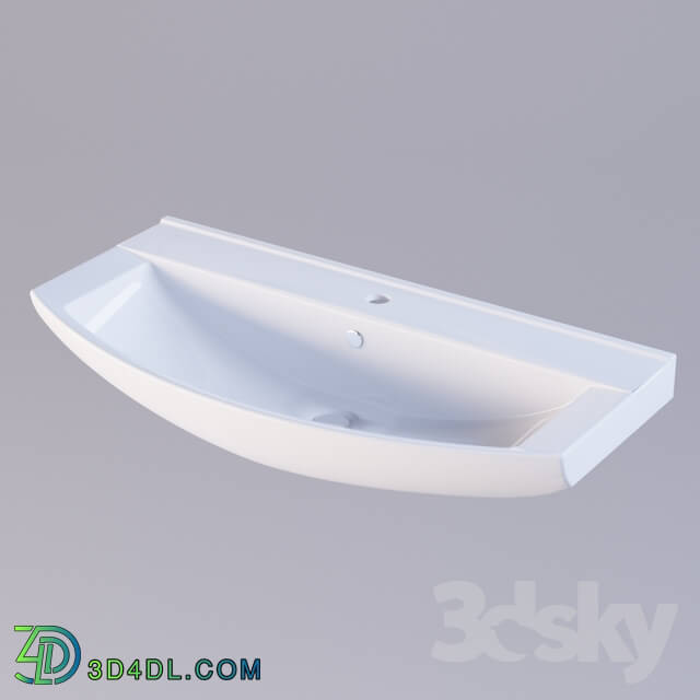 Wash basin - Washbasin Sanita Luxe best 75