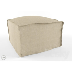 Other soft seating - Sabena end table 7801-1002 Beige 