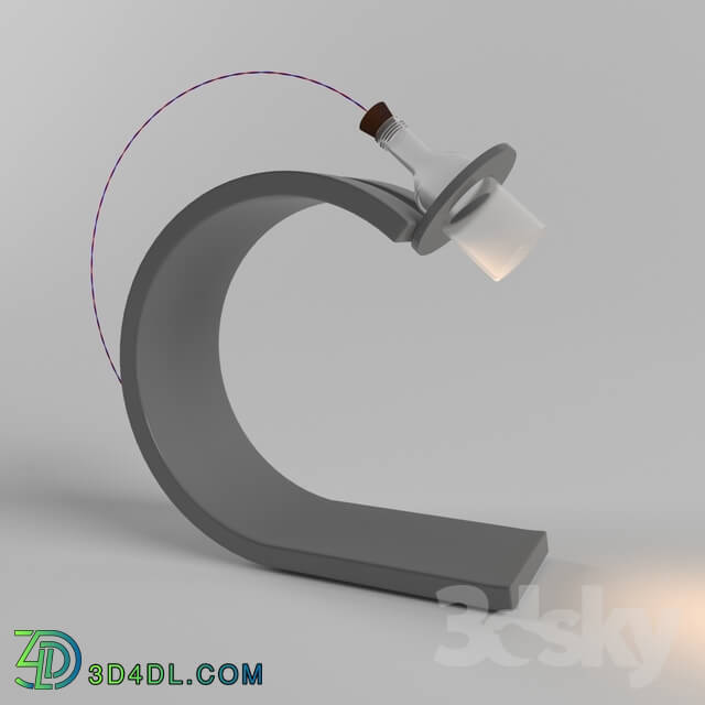 Table lamp - curve light