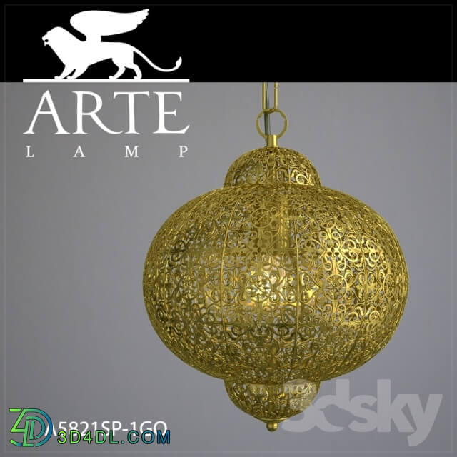 Ceiling light - Hanging lamp ARTE LAMP A5821SP-1GO