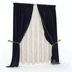 Curtain - Blind classic fringed 