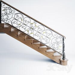 Staircase - Forged fencing 