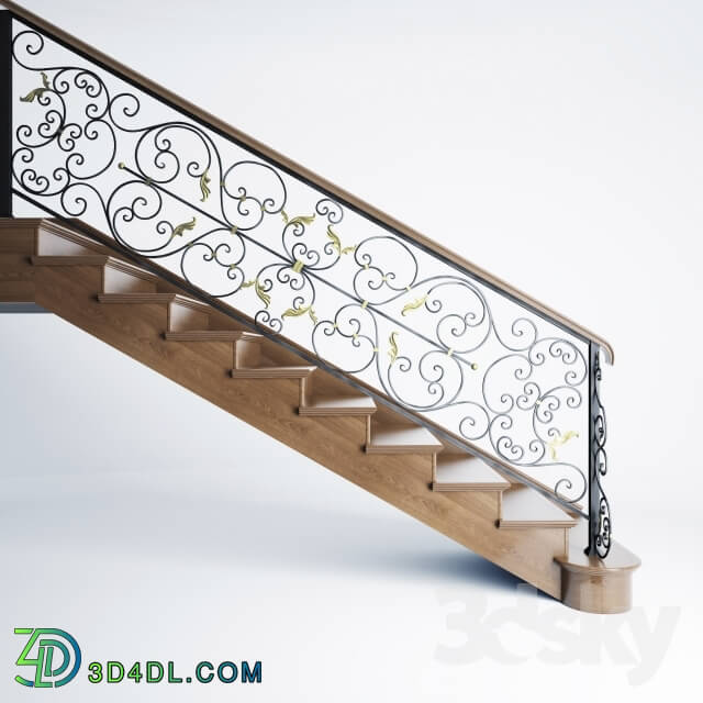 Staircase - Forged fencing
