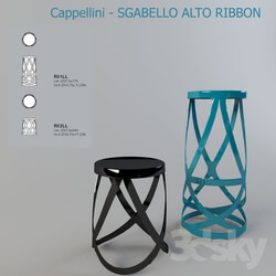 Chair - Cappellini - SGABELLO ALTO RIBBON 