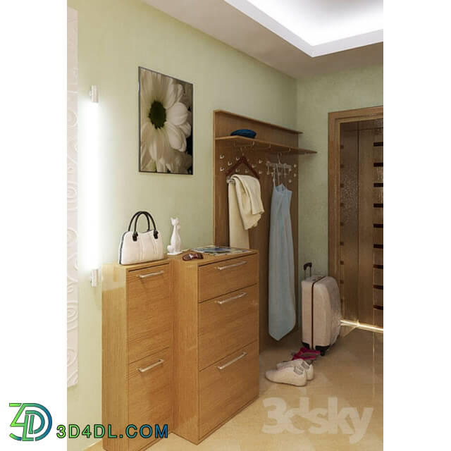 Wardrobe _ Display cabinets - Furnitur_Hall_02
