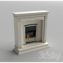 Fireplace - Stand under a decorative fireplace Verdi A1 