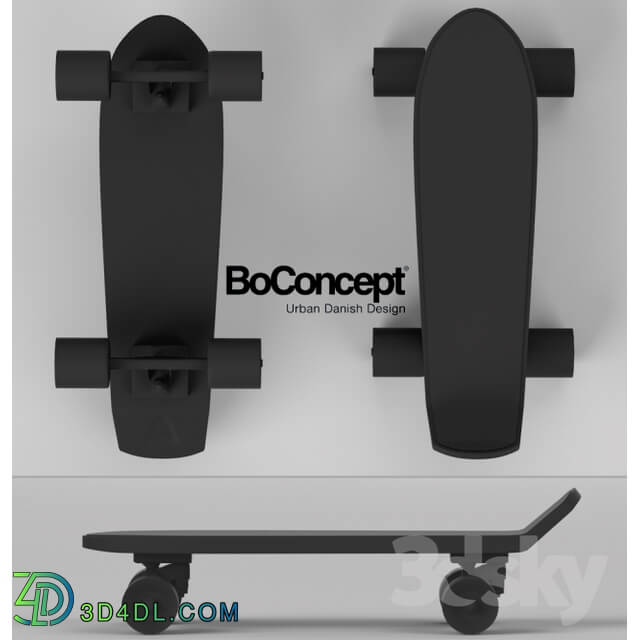 Sculpture - BoConcept Skateboard