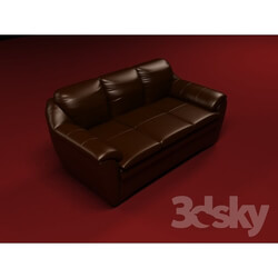 Sofa - leather sofa 