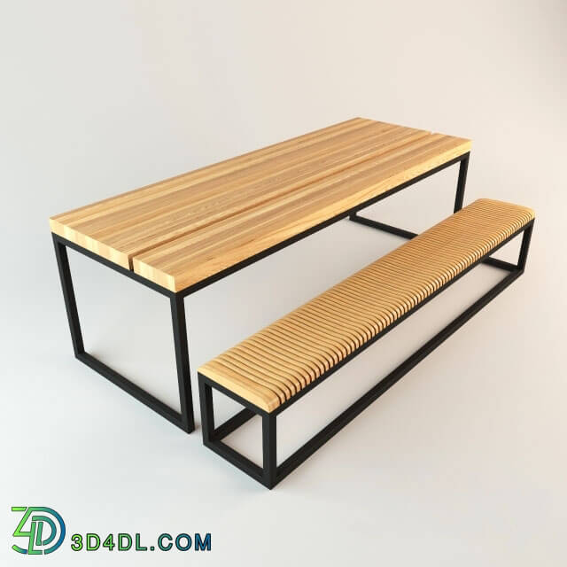 Table _ Chair - Table and Bench