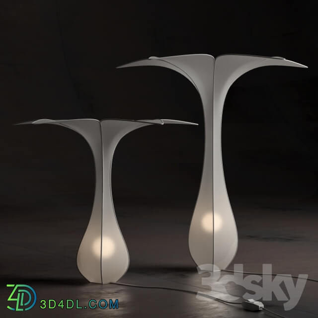 Table lamp - flower lamp